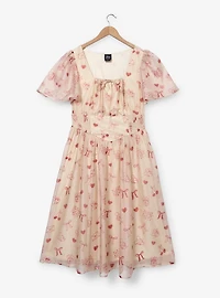 Disney Mickey & Minnie Mouse Valentine's Day Icons Plus Smock Dress - BoxLunch Exclusive