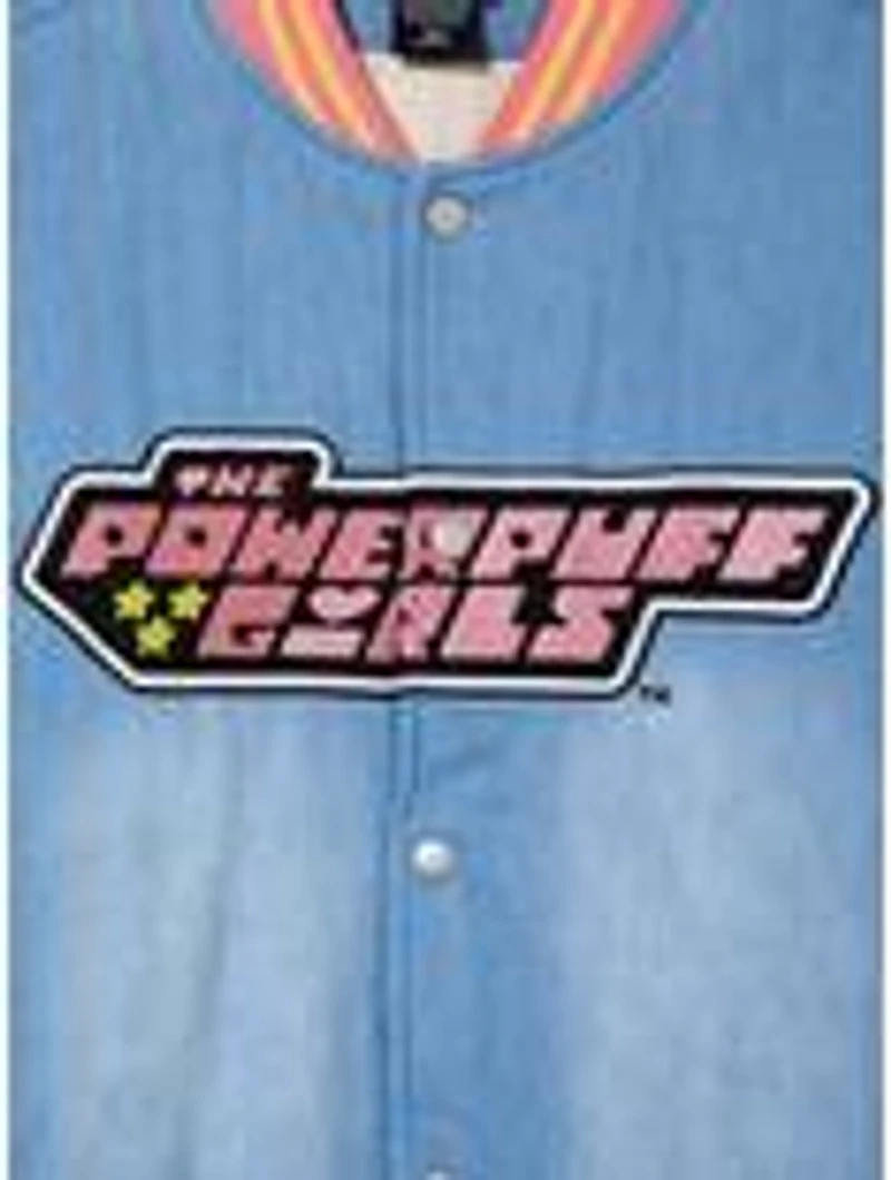 The Powerpuff Girls Denim Bomber Jacket — BoxLunch Exclusive