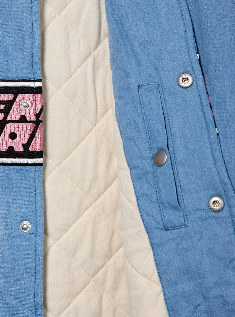 The Powerpuff Girls Denim Bomber Jacket — BoxLunch Exclusive