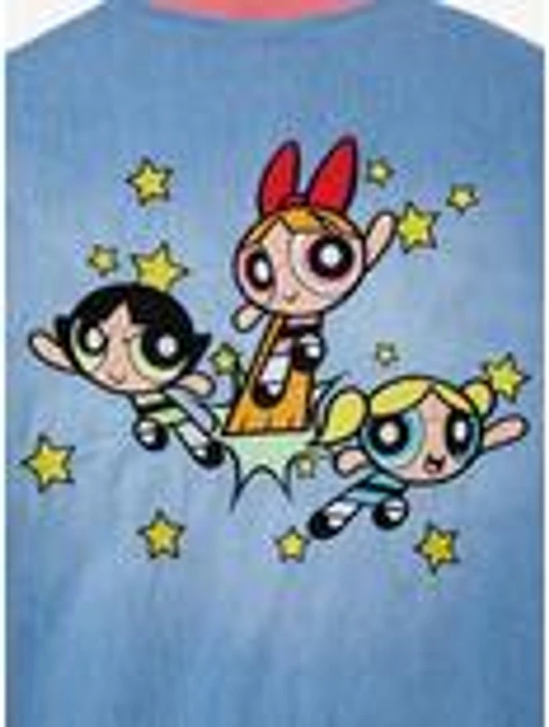 The Powerpuff Girls Denim Bomber Jacket — BoxLunch Exclusive