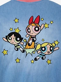 The Powerpuff Girls Denim Bomber Jacket — BoxLunch Exclusive