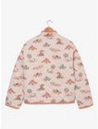 Disney Winnie the Pooh Veggie Garden Women's Quilted Jacket - BoxLunch Exclusive