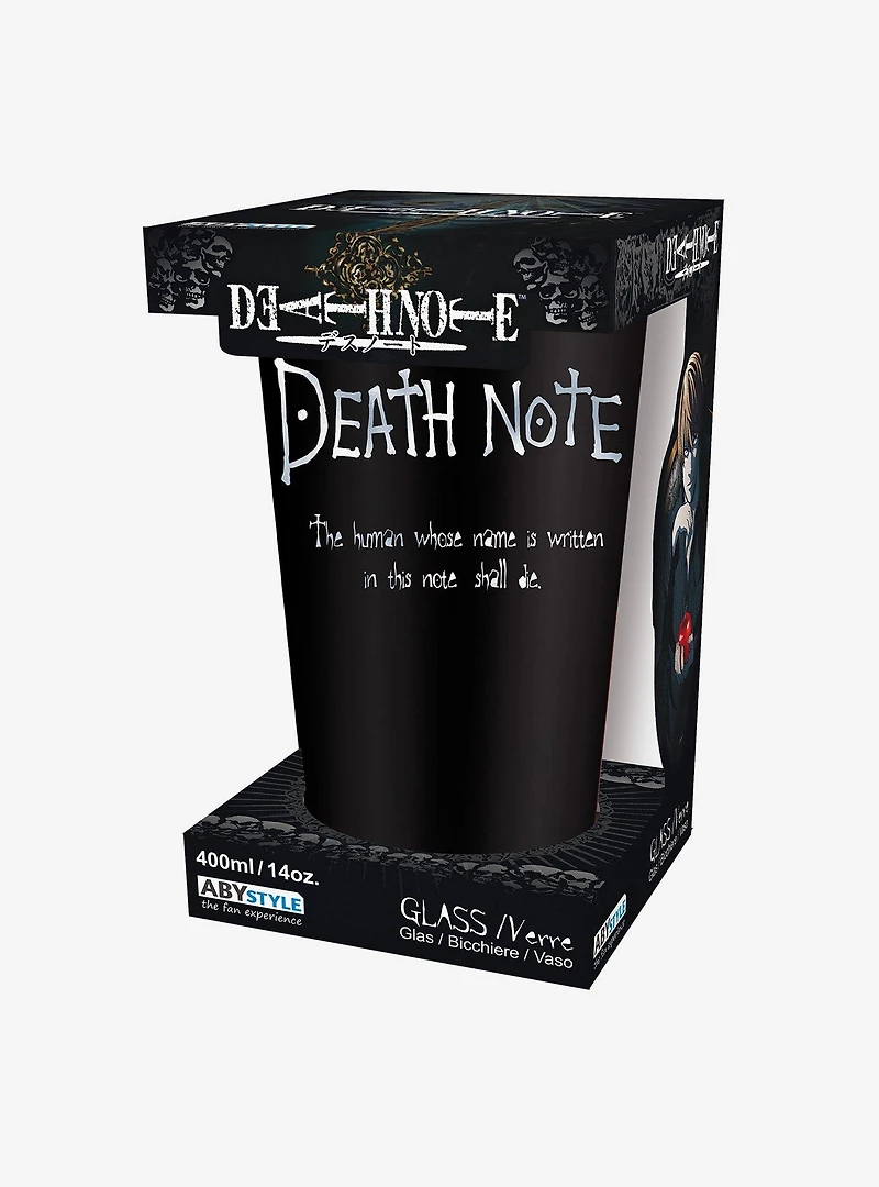 Death Note Drinking Glass