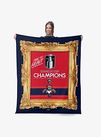 NHL Florida Panthers Portrait Silk Touch Sherpa Throw Blanket