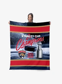 NHL Florida Panthers Multiply Silk Touch Throw Blanket