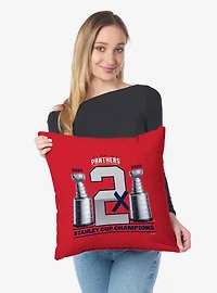 NHL Florida Panthers Stake Throw Pillow