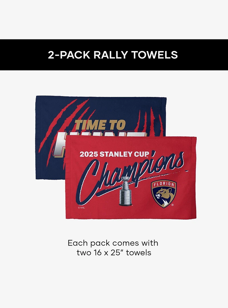 NHL Florida Panthers Gather 2-Pack Fan Towel