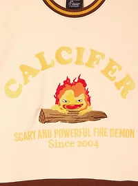 Studio Ghibli® Howl's Moving Castle Calcifer Color Block Crewneck - BoxLunch Exclusive