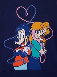 Disney A Goofy Movie Max & Roxanne Embroidered Heart Crewneck - BoxLunch Exclusive