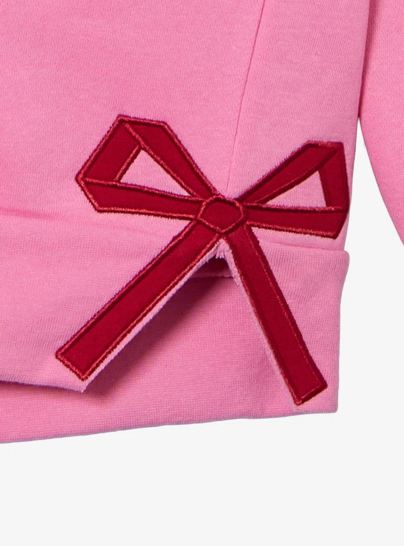 Disney Mickey & Minnie Valentine's Day Pink Crewneck — BoxLunch Exclusive