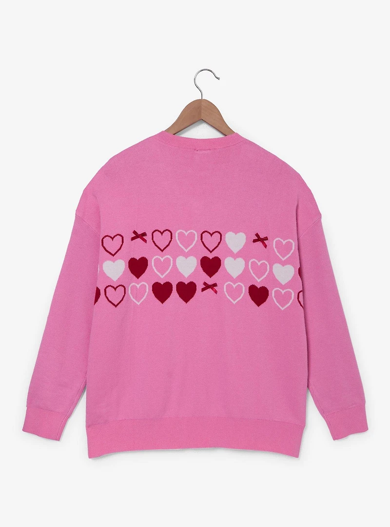 Disney Winnie the Pooh Piglet & Bear Hearts Women's Plus Cardigan - BoxLunch Exclusive