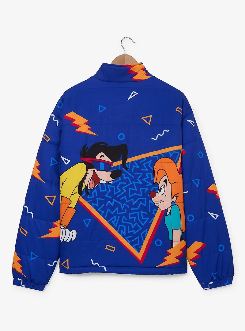 Disney A Goofy Movie Max & Roxanne Retro Print Quilted Jacket - BoxLunch Exclusive