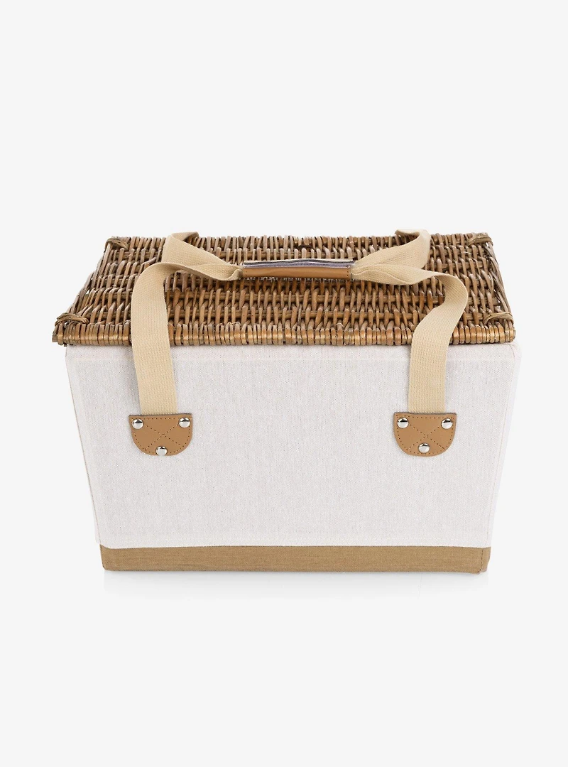 Lemongrove Bees & Lemons Picnic Basket For 2