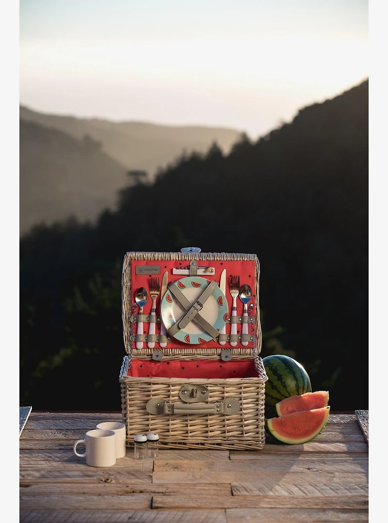 Catalina Watermelon Collection Picnic Basket