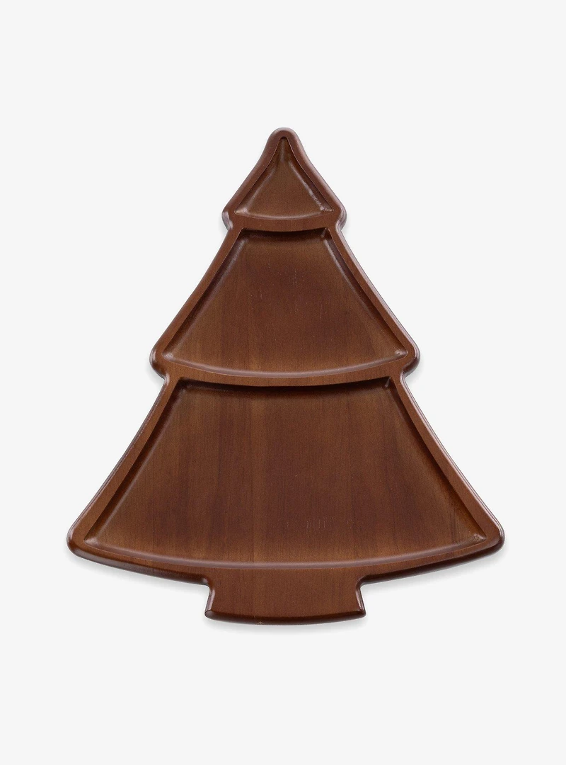 Christmas Tree Sectioned Serving Tray