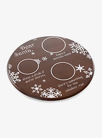 Dear Santa Milk & Cookies Serving Tray