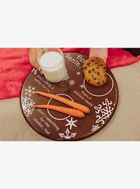 Dear Santa Milk & Cookies Serving Tray