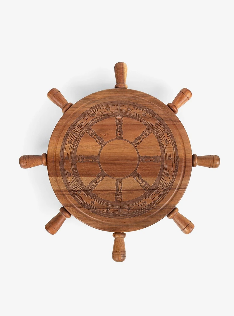 Helmsman Lazy Susan Cheese Board With Tool Set