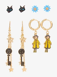 Coraline Icons Earring Set - BoxLunch Exclusive