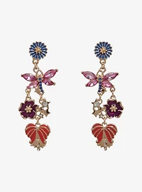 Coraline Dragonfly Floral Earrings - BoxLunch Exclusive