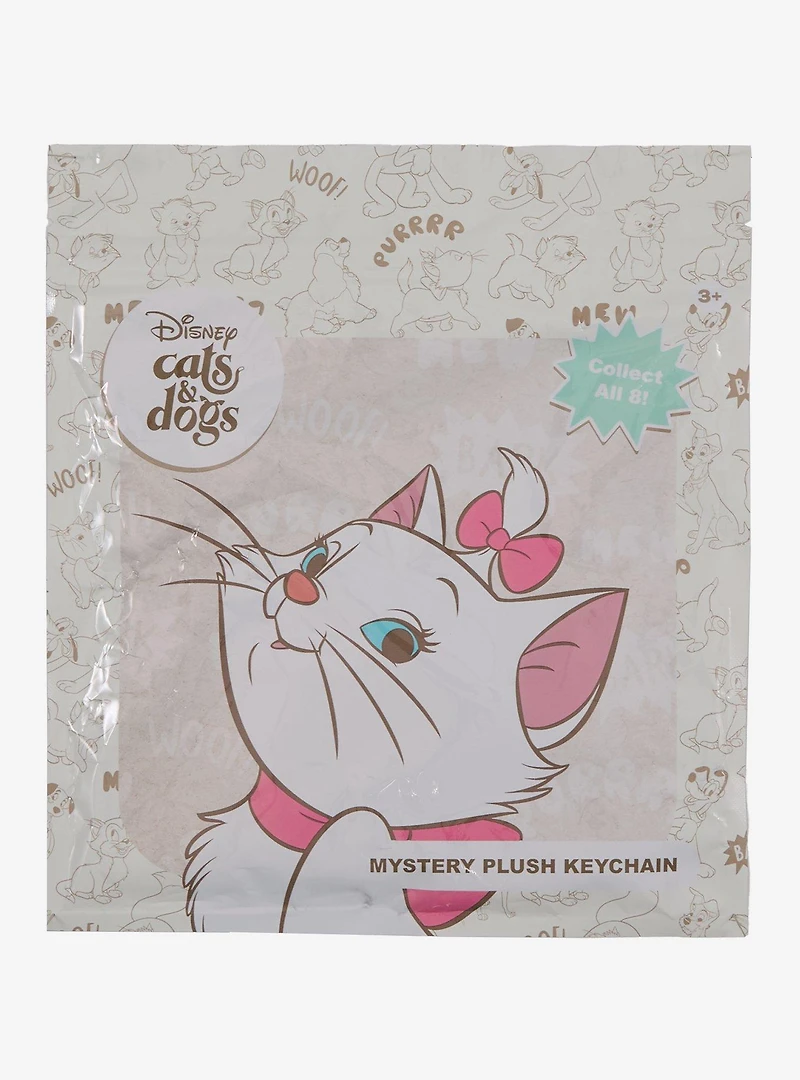 Disney Cats & Dogs Blind Bag Plush Keychain