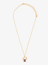 Disney Fantasia 85th Anniversary Sorcerer Mickey Moon Necklace — BoxLunch Exclusive
