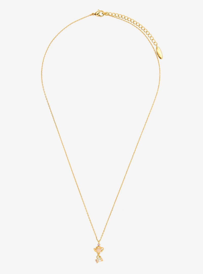 Girls Crew Disney Beauty and the Beast Mrs. Potts and Chip Necklace — BoxLunch Exclusive