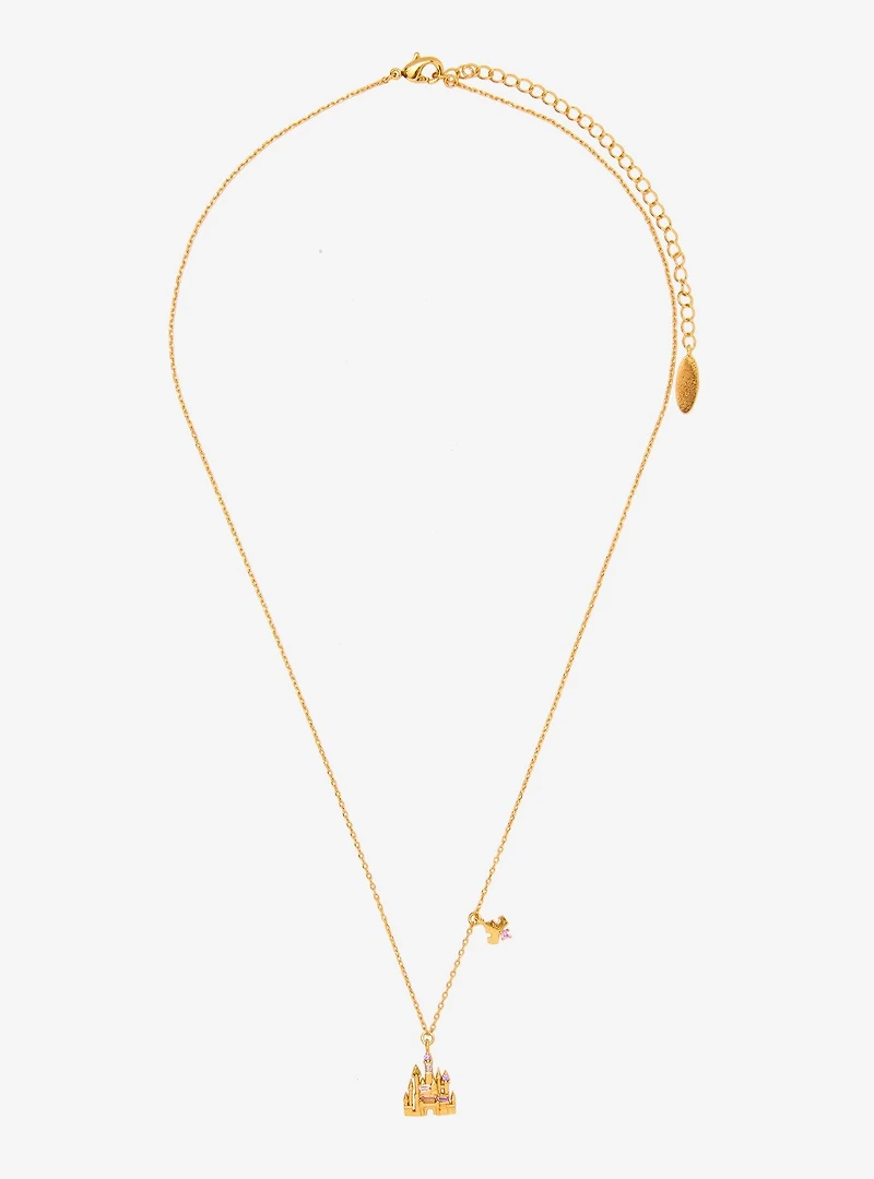 Girls Crew Disney Sleeping Beauty's Castle Necklace — BoxLunch Exclusive