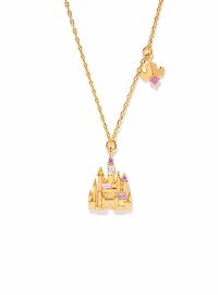 Girls Crew Disney Sleeping Beauty's Castle Necklace — BoxLunch Exclusive