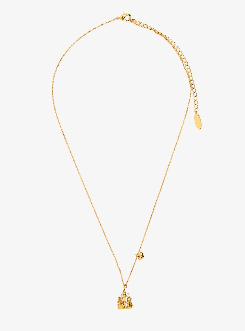 Girls Crew Disney The Little Mermaid Ariel's Castle Necklace - BoxLunch Exclusive