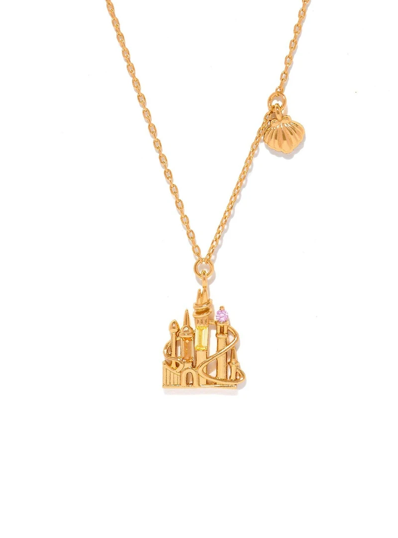 Girls Crew Disney The Little Mermaid Ariel's Castle Necklace - BoxLunch Exclusive