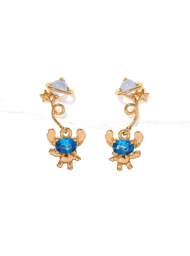 Girls Crew Disney Lilo & Stitch Space Stitch Earrings - BoxLunch Exclusive