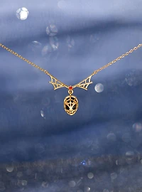 Girls Crew Marvel Spider-Man Miles Morales Web Necklace - BoxLunch Exclusive