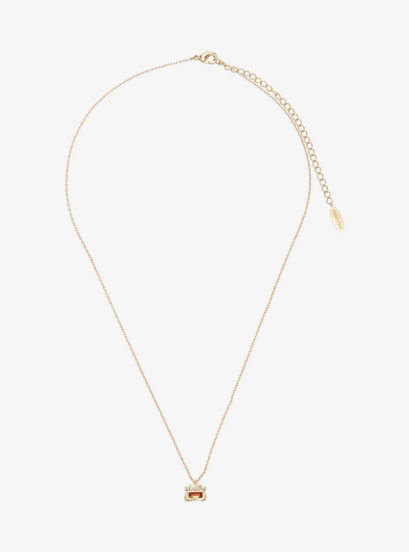 Girls Crew Disney Pixar Cars Lightning McQueen Charm Necklace - BoxLunch Exclusive