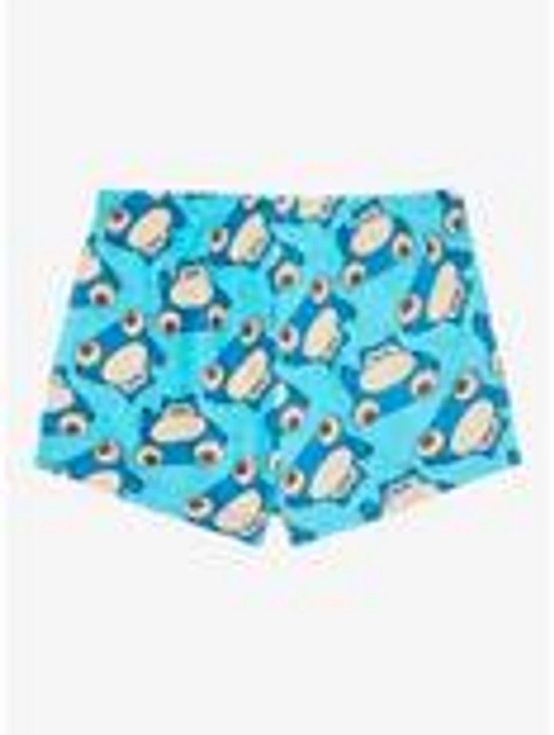 Pokémon Snorlax Allover Print Plush Sleep Shorts — BoxLunch Exclusive