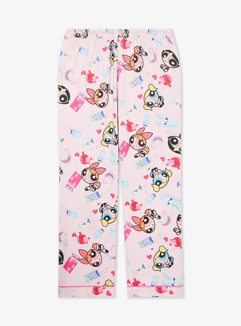 The Powerpuff Girls Pink Allover Print Sleep Pants - BoxLunch Exclusive