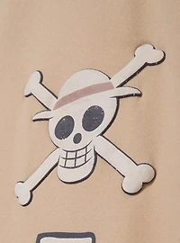 One Piece Monkey D. Luffy Tonal Wide Leg Sweatpants - BoxLunch Exclusive