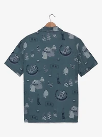 Studio Ghibli® Spirited Away Tonal Characters Allover Print Woven Button-Up - BoXLunch Exclusive