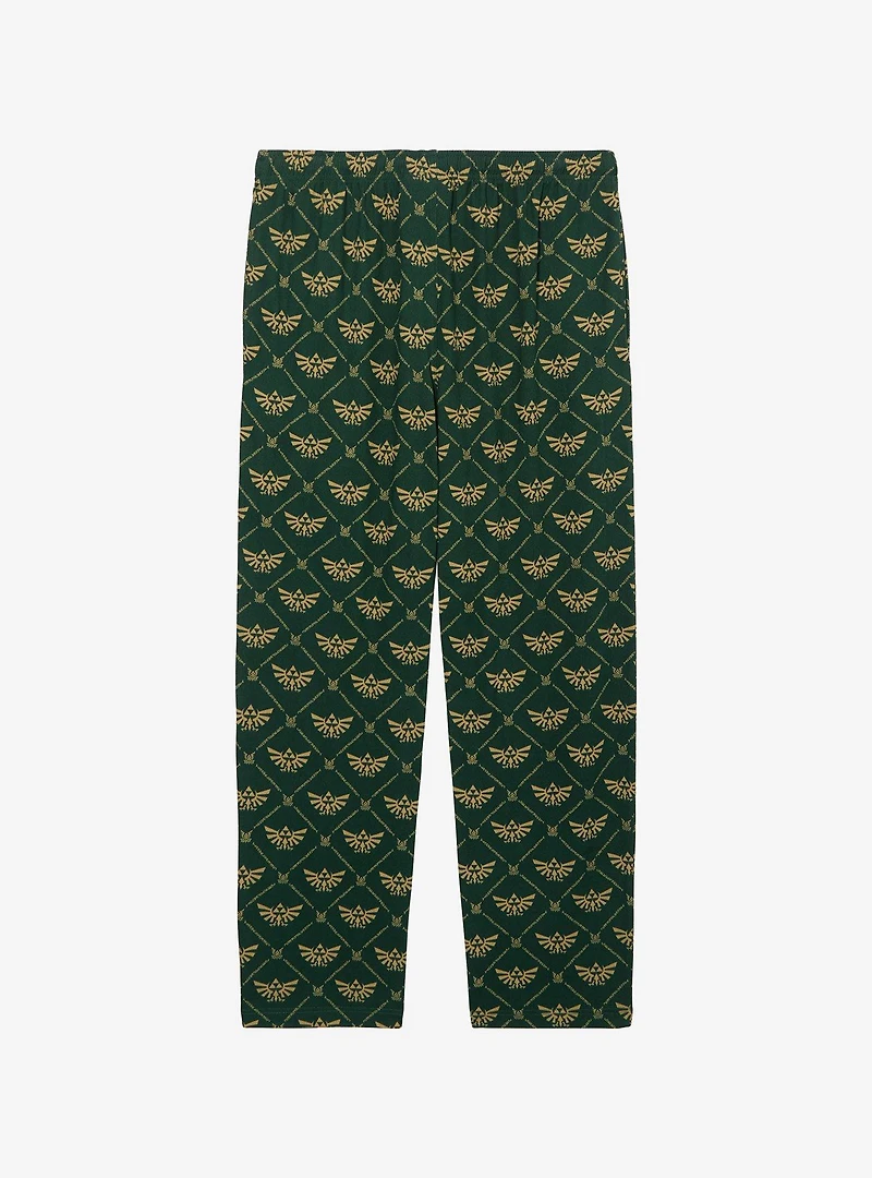 The Legend of Zelda Hyrule Allover Print Sleep Pants — BoxLunch Exclusive