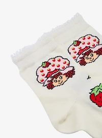 Strawberry Shortcake Berries Lace Quarter Crew Socks - BoxLunch Exclusive