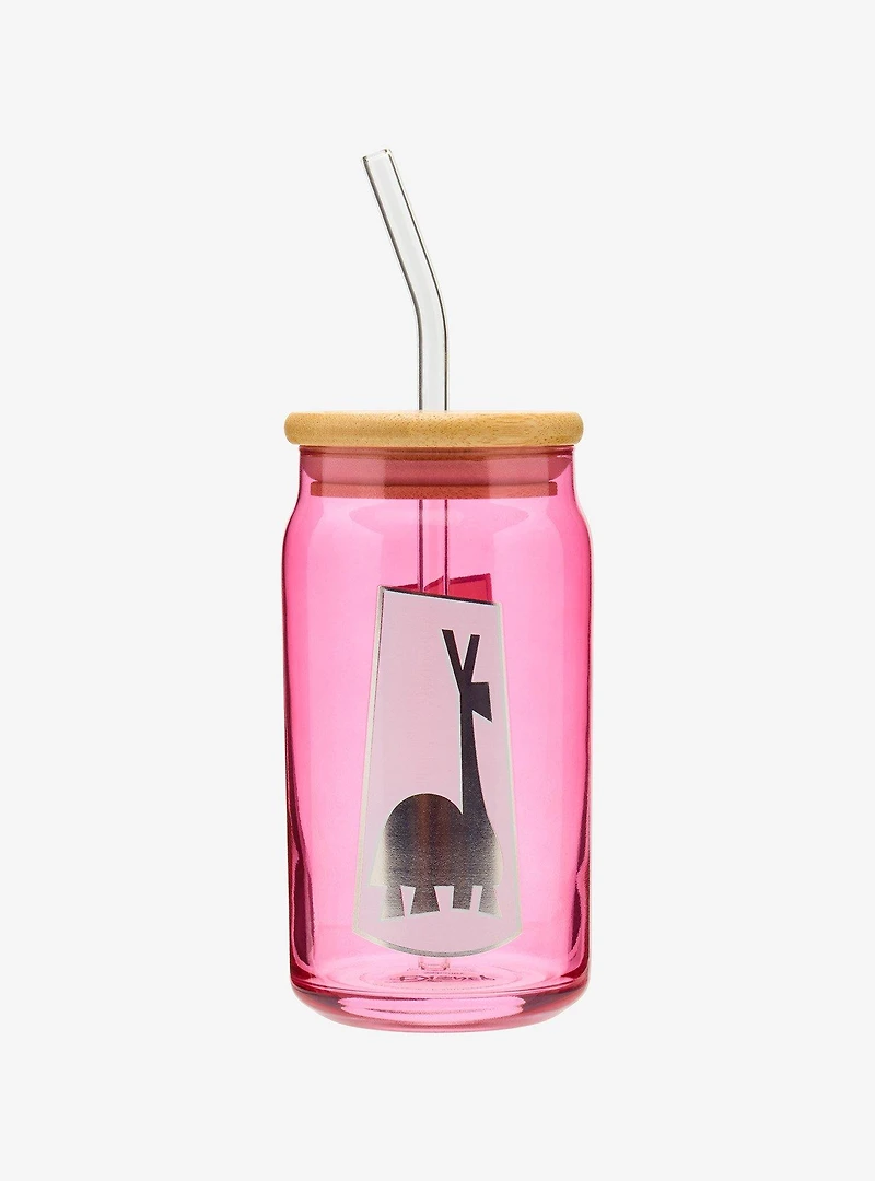 Disney The Emperor's New Groove Glass With Straw — BoxLunch Exclusive