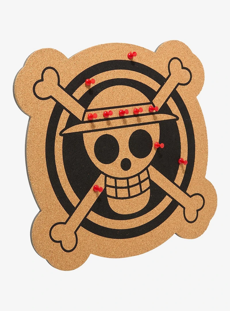 One Piece Straw Hat Crew Jolly Roger Cork Board