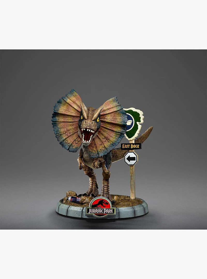 Jurassic Park Dilophosaurus MiniCo Statue