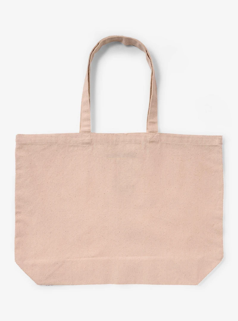 DreamWorks How To Train Your Dragon Tonal Toothless Floral Canvas Tote - BoxLunch Exclusive