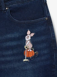 Disney Winnie the Pooh Harvest Embroidered Women's Plus High-Waisted Mom Jeans - BoxLunch Exclusive
