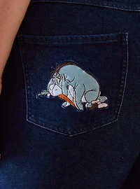 Disney Winnie the Pooh Harvest Embroidered Women's Plus High-Waisted Mom Jeans - BoxLunch Exclusive