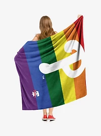 MLB Philadelphia Phillies Pride Series Silk Touch Throw Blanket