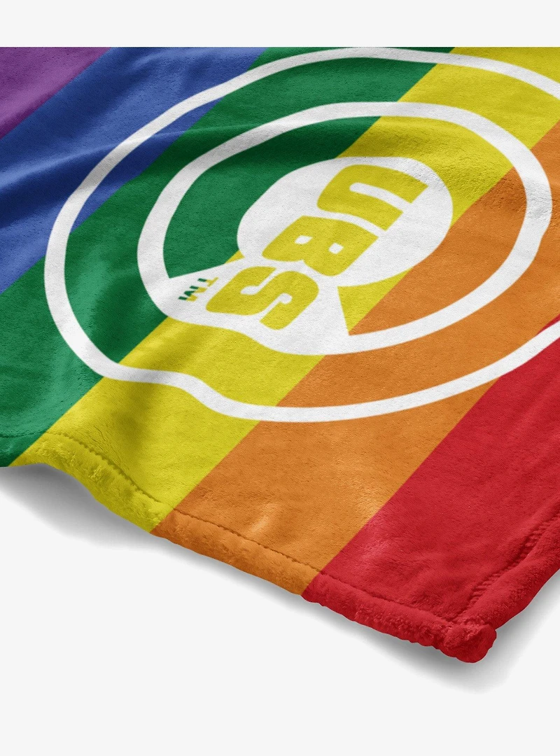 MLB Chicago Cubs Pride Series Silk Touch Throw Blanket