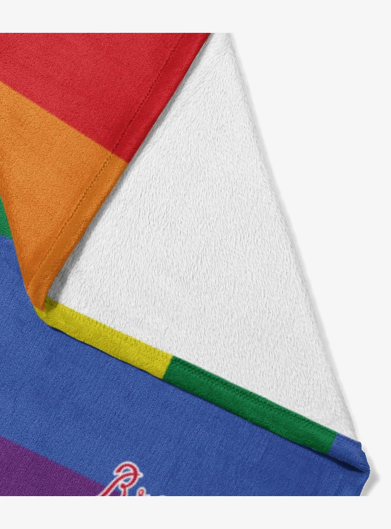 MLB Atlanta Braves Pride Series Silk Touch Throw Blanket
