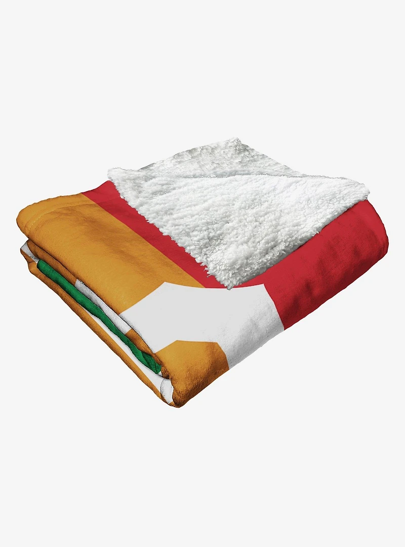 MLB San Francisco Giants Pride Series Silk Touch Sherpa Throw Blanket